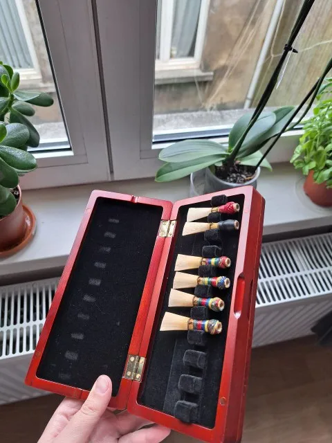 Musical Instrument Bassoon - 메이플우드로 만든 바순 리드 보관 케이스