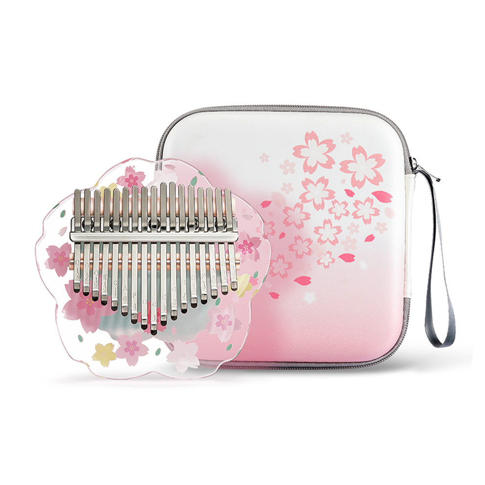 Musical Instrument Dulcimer - Hluru 칼림바 케이스 포함 21 키,