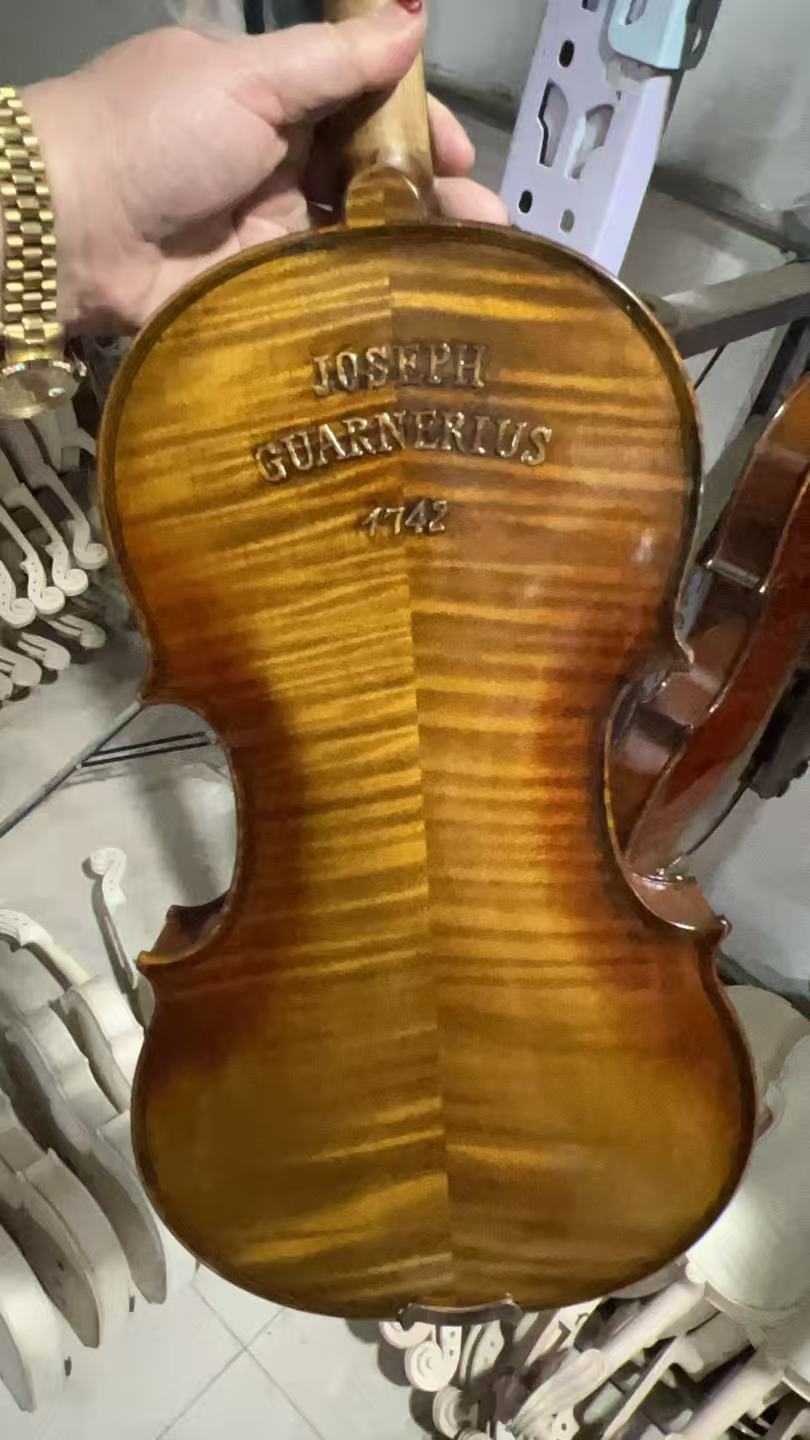 Musical Instrument Online - 악기 4/4 카빙 1742 바이올린 유럽산
