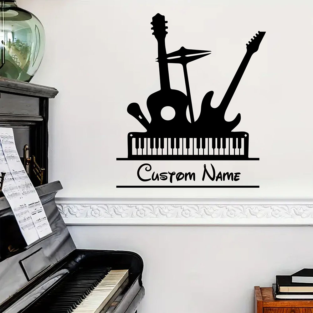 Musical Instrument With Names - 1PC 만화 악기 사용자 정의 이름