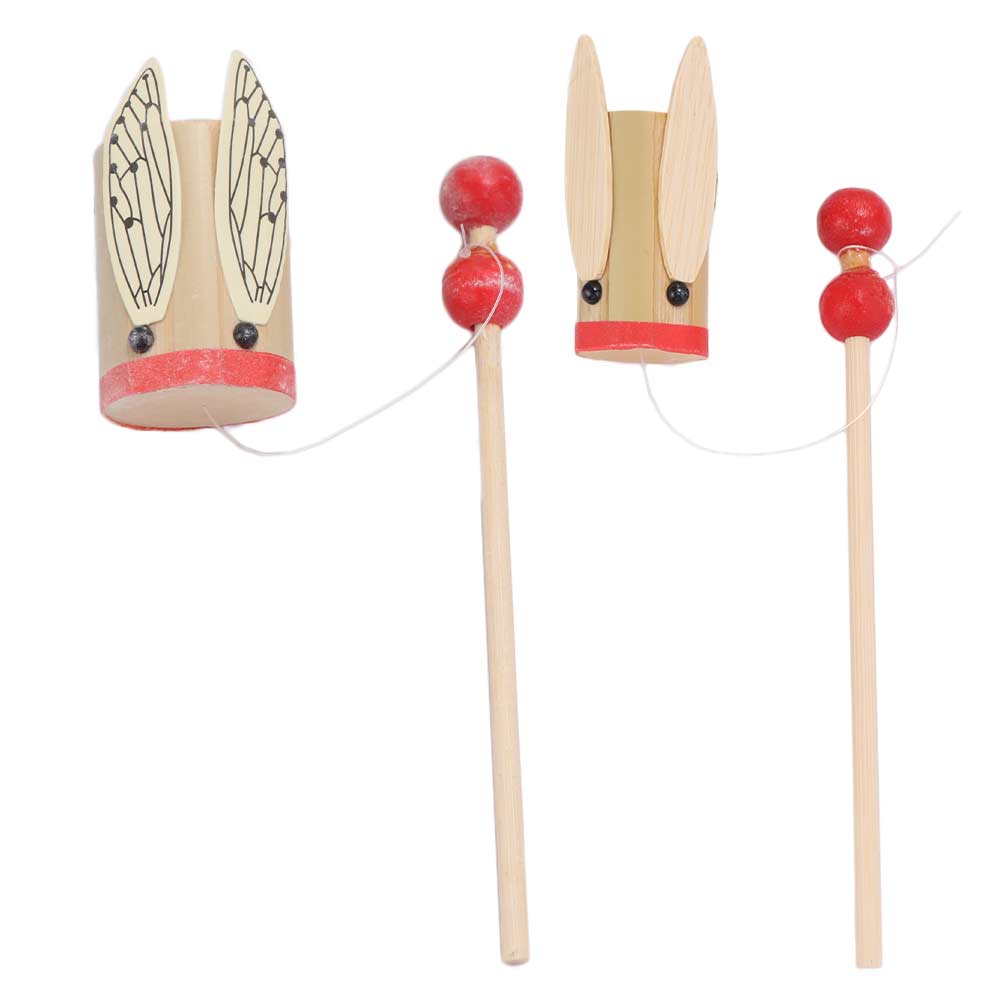A Musical Instrument You Shake - 전통 중국식 대나무 매미 장난감 악기