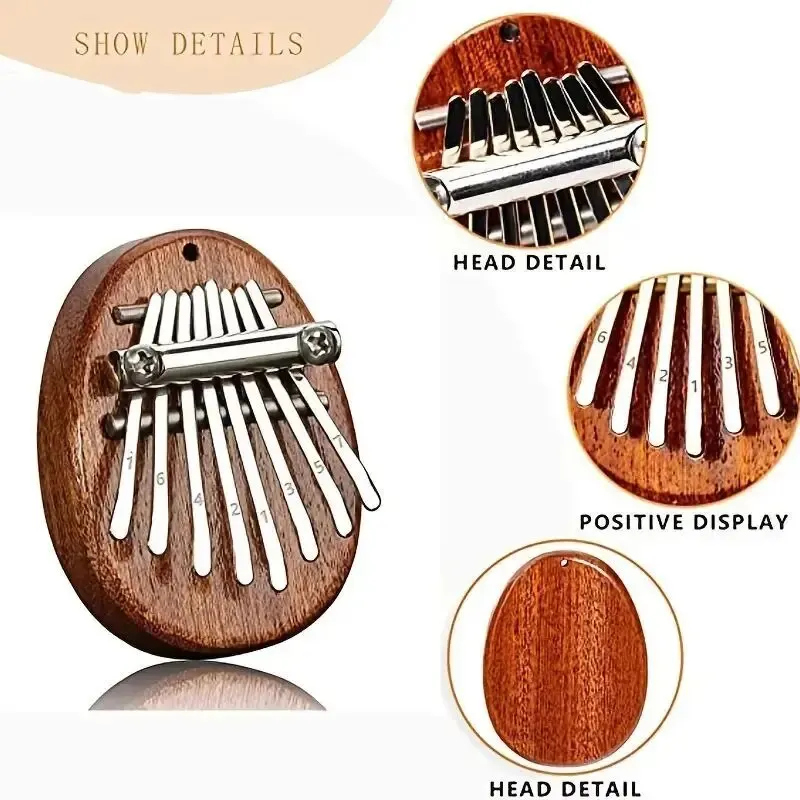 8키 미니 나무 칼림바 고품질 정교한 손가락 엄지 피아 - Musical Instrument Marimba 리뷰 및 가격