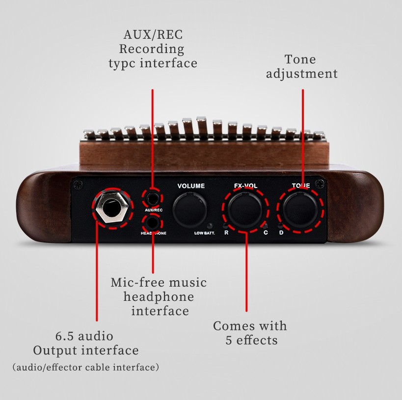 A-17 아메리칸 블랙 월넛 엄지 피아노 전자 칼림바  - Musical Instrument Percussion 리뷰 및 가격