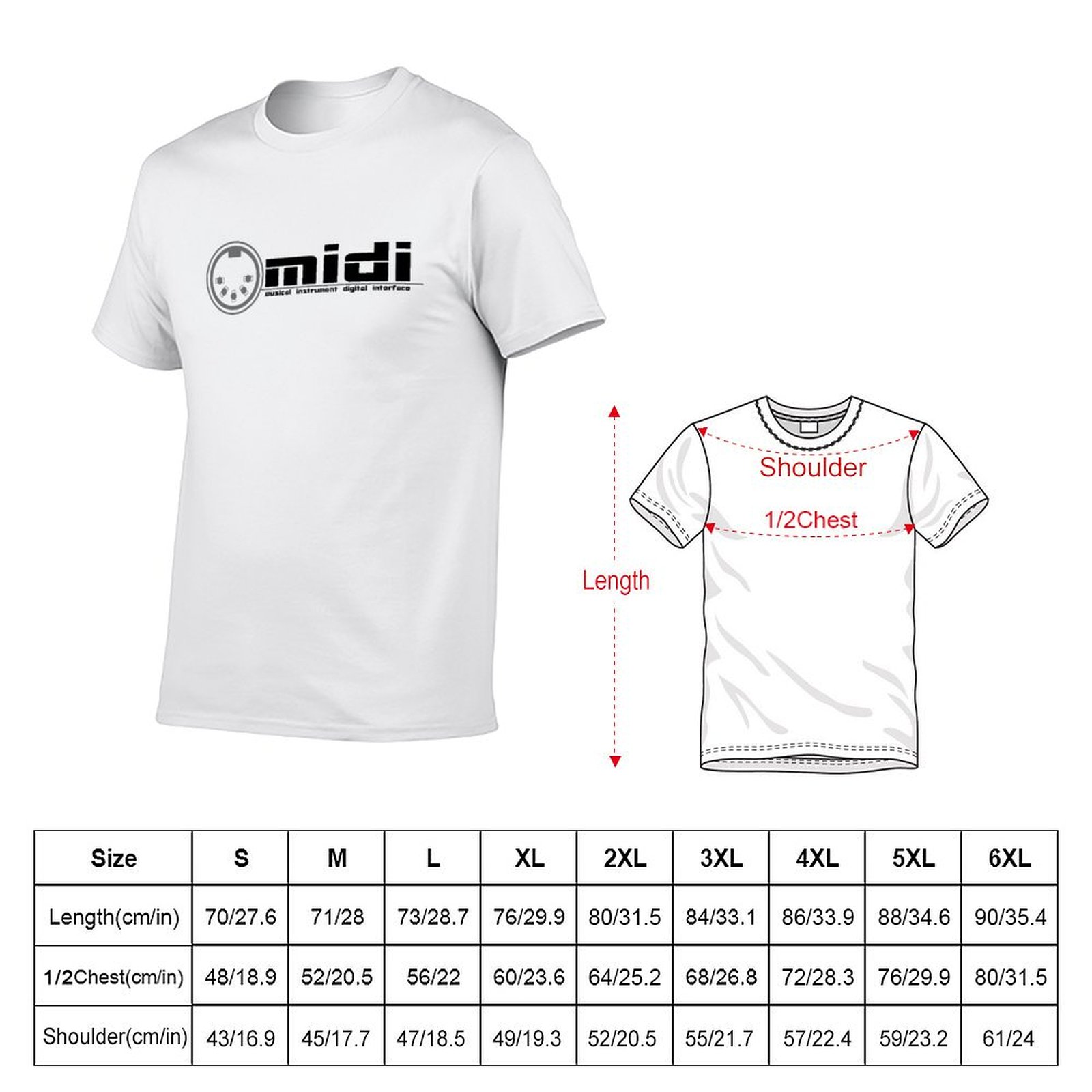 MIDI - 악기 디지털 인터페이스 티셔츠 쿨 드라이  - Musical Instrument Digital Interface (Midi) 리뷰 및 가격