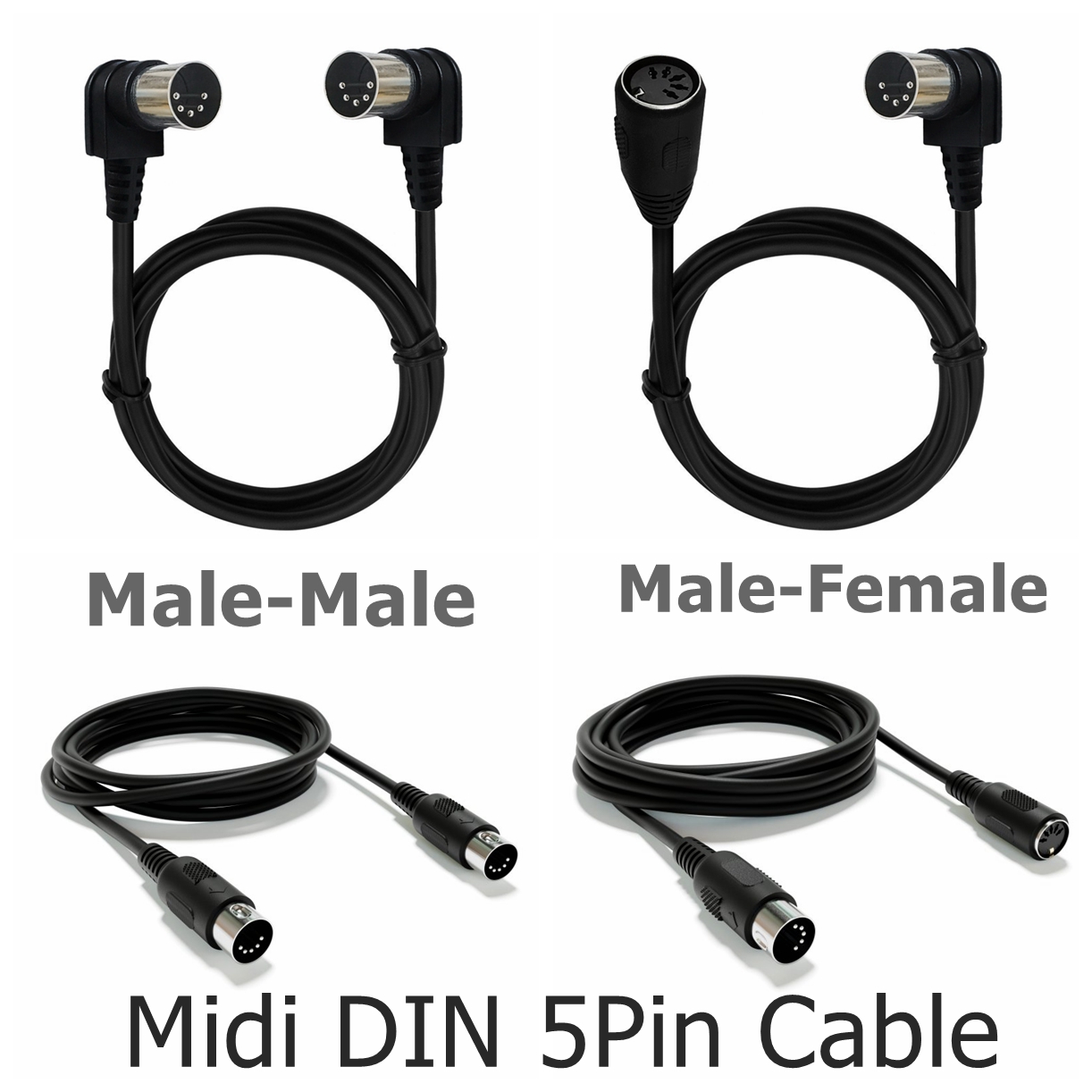 MIDI DIN 5핀 남성-남성 연장 케이블 오디오 플 - Musical Instrument Digital Interface (Midi) 리뷰 및 가격