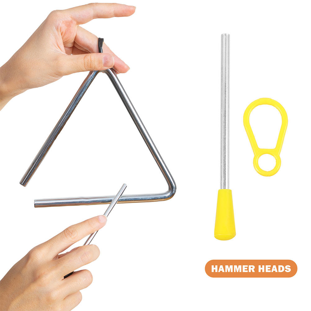 2Pcs 삼각형 철 타악기 스틱 안정성 핸들 편안한 그 - Musical Instrument Triangle 리뷰 및 가격