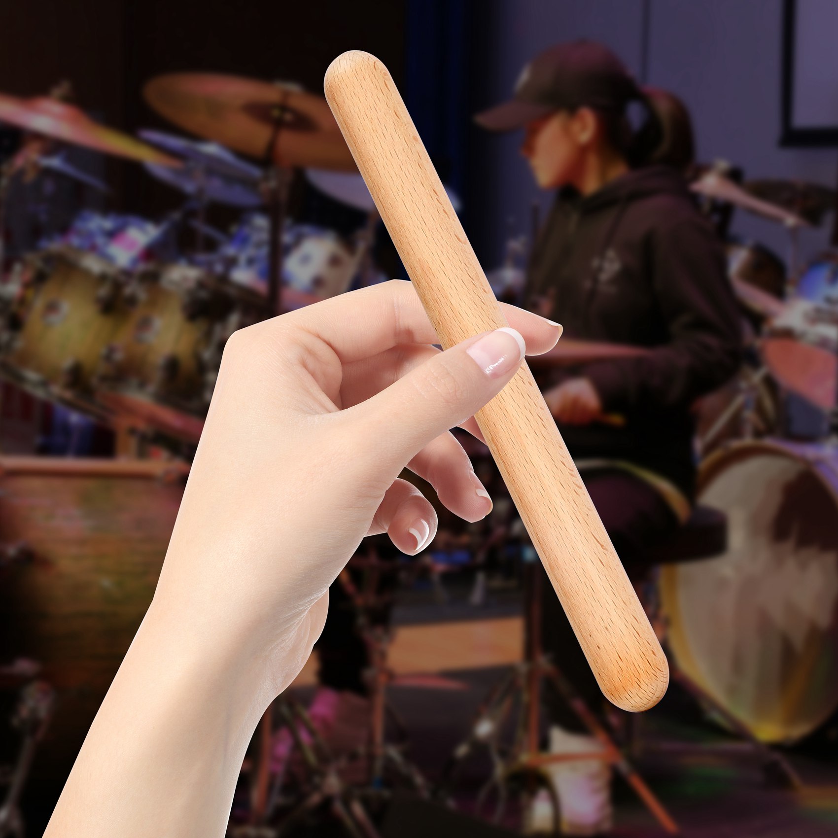 L79A 6 쌍의 나무 클레베스 악기 타악기 리듬 스틱 - Musical Instrument Percussion 리뷰 및 가격