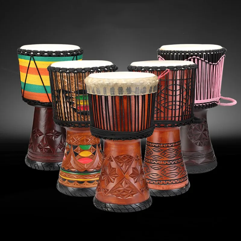 12 인치 Djembe 마호가니 아프리카 드럼 전문 염 - Musical Instrument Percussion 리뷰 및 가격