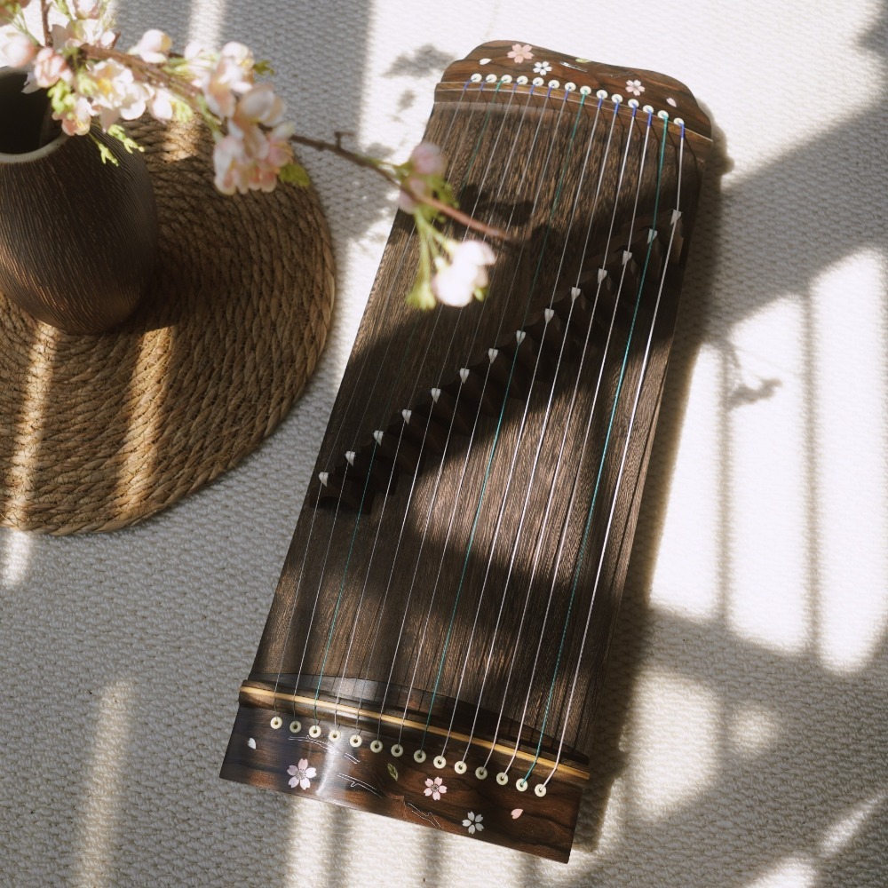 전문가용 60cm 목재 구정 미니 휴대용 전통 악기 1 - Musical Instrument Guzheng 리뷰 및 가격