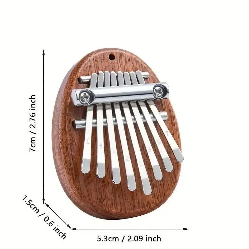 8 키 미니 우드 칼림바 고품질 절묘한 손가락 엄지 피 - Musical Instrument Marimba 리뷰 및 가격